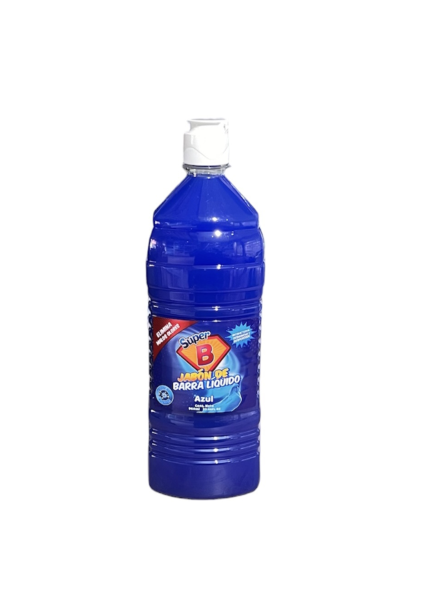 JABON BARRA AZUL LIQUIDO limpieza y suavidad